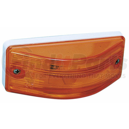 PETERSON LIGHTING 2757 - 343 combination turn signal and side marker - amber | incandescent turn signal/side marker, oblong, hardwired 3/.180 bullets