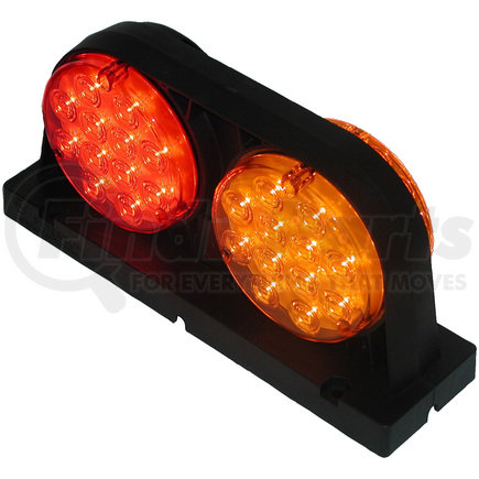 Peterson Lighting 318L 318 LED Agricultural Stop/Turn/Tail and Warning Light - Roadside with Stripped Wires