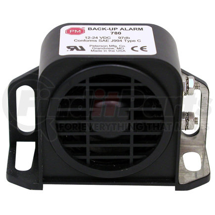 PETERSON LIGHTING 780 - back-up alarm (97 dba) - 97 dba | back-up alarm, 97 decibels, 4"x2.125"