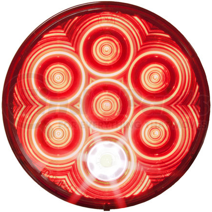 Peterson Lighting 882K-7 882-7/883-7 LumenX® 4" Round LED Combo Stop/Turn/Tail and Back-Up Light - Red Grommet Mount Kit