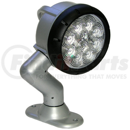 PETERSON LIGHTING 916S - lumenx® led swiveling work light - swivel housing, 450 lumens | led work light, round, pedestal-mount swivel 450 lumen 6.20"x8.60" mv
