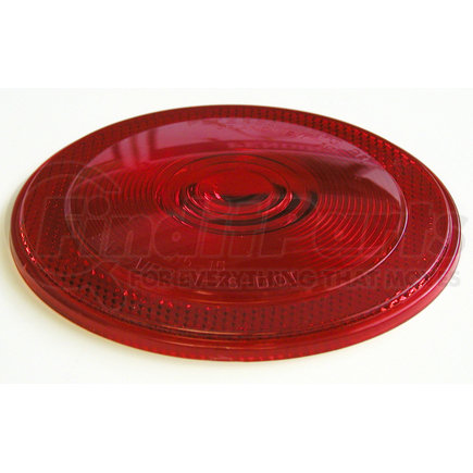 Peterson Lighting 415-15R 415-15 Round Stop/Turn/Tail Replacement Lens - Red Lens with Reflex