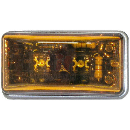 Peterson Lighting M191A LED Marker/ Clearance, P2, Rectangular, 2.12"X1.12", amber, bulk pack