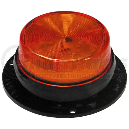 PETERSON LIGHTING M193SR - 193a/r series piranha® led 2.5" led clearance and side marker lights - red surface mount | led marker/clearance, pc, round, amp,w/side marker flange, 2.5"