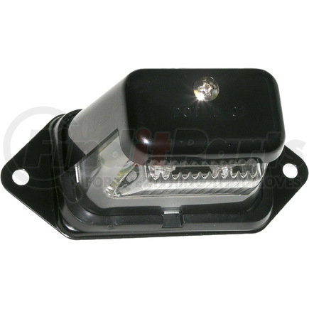 PETERSON LIGHTING M296C - 296 great white® led license light - black | led license light, oblong, black, 4"x1.63"