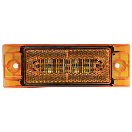 PETERSON LIGHTING M353A - 353 series piranha® led clearance and side marker light with auxiliary turn function (3-wire) - amber with auxiliary turn | led marker/clearance, pc, rectangular, w/auxiliary function, 6.0"x2.0"