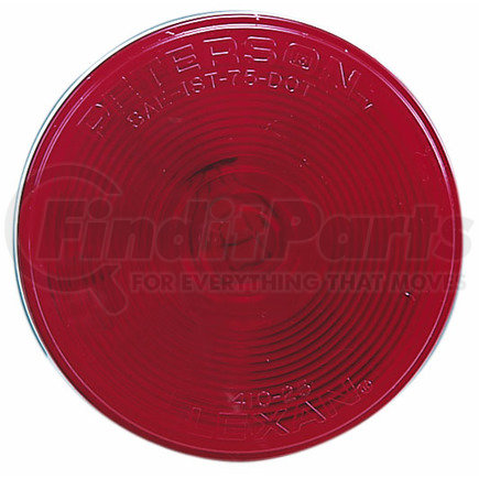 Peterson Lighting M426R 4" Long Life Round Incandescent Red Stop/Turn/Tail Light, PL3 Connector, Bulk Pack