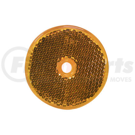 Peterson Lighting B477A 477 Round Center-Mount Reflector - Amber