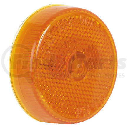 Peterson Lighting M143A 143/143F 2 1/2" Clearance/Side Marker Light with Reflex - Amber