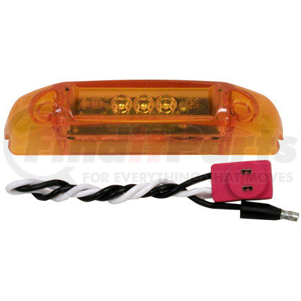 PETERSON LIGHTING V160KA - 160 series piranha® led thin-line clearance/side marker light - amber kit | led m/c p2 rect tl kit 4.5"x0.9"