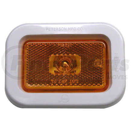 Peterson Lighting V127KA 127 Rectangular Clearance and Side Marker Light - Amber Kit