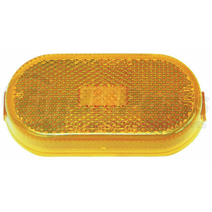 Peterson Lighting V128A 128 Oblong Clearance/Side Marker Light with Reflex - Amber