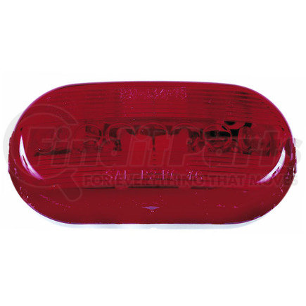 Peterson Lighting V135R Incandescent Marker/ Clearance, PC-Rated, Oblong, 4.125"X2", red, Viz Pack
