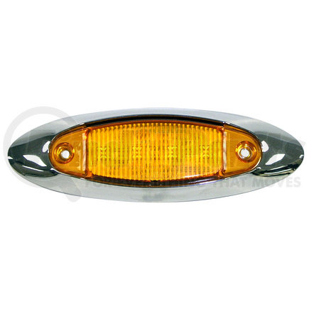 PETERSON LIGHTING V178XA - 178 series piranha® led clearance/side marker light - amber kit | led marker/clearance, p2, oblong, low profile kit, 4.7"x1.5"