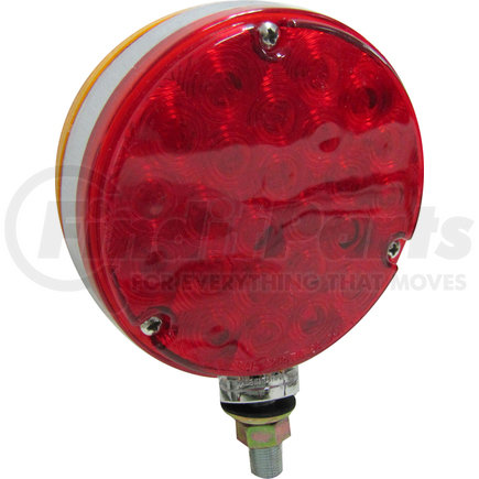 Peterson Lighting V338-2 338-2 LED Double-Face Round Park and Turn Light - Amber/Red