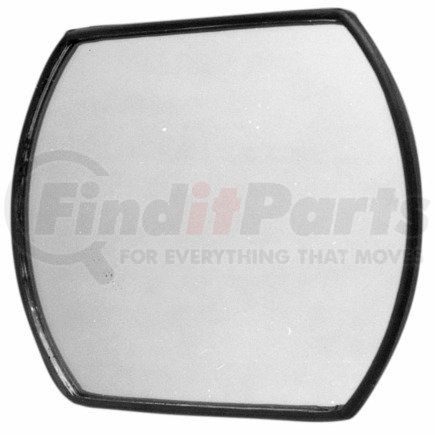 PETERSON LIGHTING V602 - 602 4" x 5 1/2" rectangular blind-spot mirror - aluminum | mirror, blind-spot, rectangular, 5.5"x4"