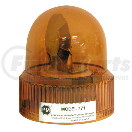 Peterson Lighting V771A 771 Economy Revolving Light - Amber