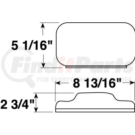 Peterson Lighting M457 457 Combination Tail Light - without License Light