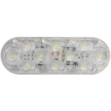 Peterson Lighting M820C-10 820C-10/823C-10 LumenX® Oval LED Back-Up Light, AMP - Clear, Grommet Mount