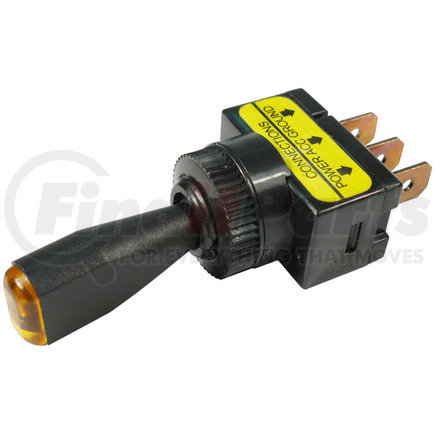 Peterson Lighting PMV5562PT 5562 Amber LED On-Off SPST Toggle Switch - Amber LED On-Off SPST Toggle Switch