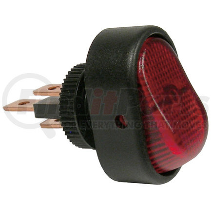 Peterson Lighting PMV5580PT 5580 Red On-Off Oblong Rocker Switch - Red On-Off Oblong Rocker Switch