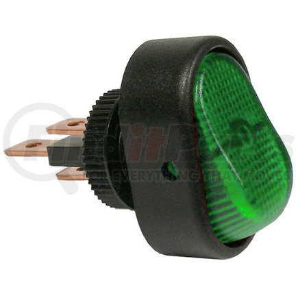 Peterson Lighting PMV5583PT 5583 Green On-Off Oblong Rocker Switch - Green On-Off Oblong Rocker Switch