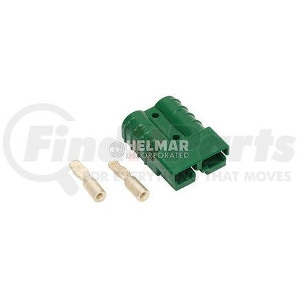 Anderson Power  6331G10 CONNECTOR W/CONTACTS (SB50 #10 GREEN)
