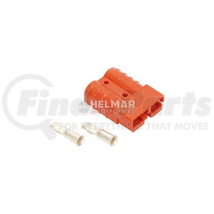 ANDERSON POWER PRODUCTS 6331G11 CONNECTOR W/CONTACTS (SB50 #6 ORANGE)