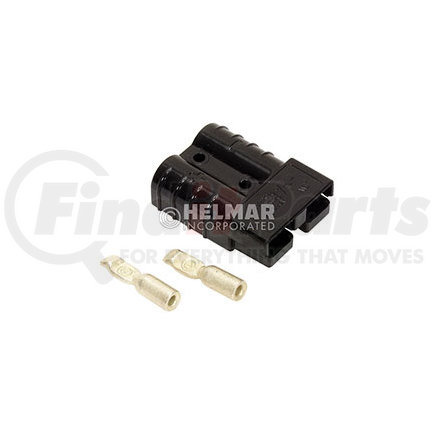Anderson Power  6331G4 CONNECTOR W/CONTACTS (SB50 #10 BLACK)