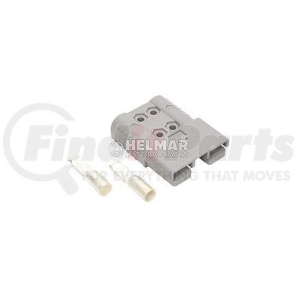 ANDERSON POWER PRODUCTS 6370G1 CONNECTOR W/CONTACTS (SBX175 1/0 GRAY)