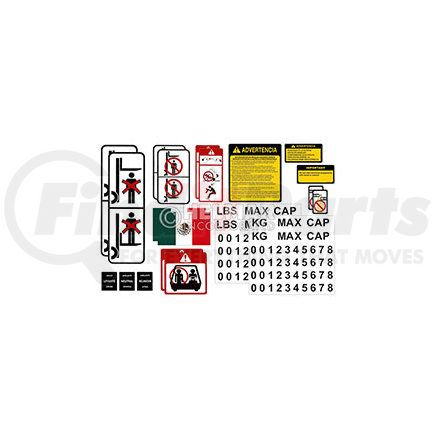 The Universal Group DECAL-KIT-SPANISH UNIVERSAL DECAL KIT (SPANISH)