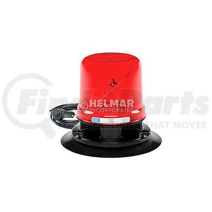 ECCO 7660R-VM 7660 Series RotoLED Beacon Light - Red, Vacuum Mount, 12-24 Volt