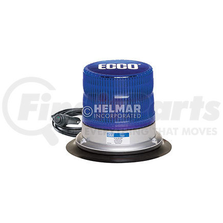 ECCO 7960B-VM 7960 Series Pulse LED Beacon Light - Blue, Vacuum Mount, 12-24 Volt
