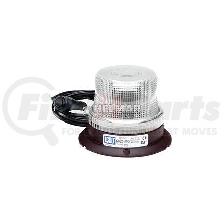 ECCO 6465C-MG 6400 Series Pulse8 LED Beacon Light - Clear Lens, Magnet Mount