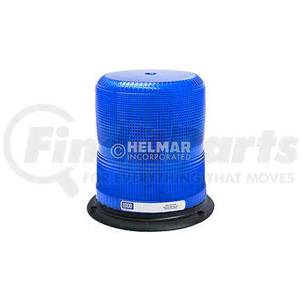 ECCO 7950B 7950 Series Pulse 2 LED Beacon Light - Blue, 3 Bolt/1 Inch Pipe Mount