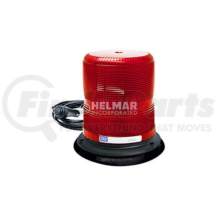 ECCO 7950R-VM 7950 Series Pulse 2 LED Beacon Light - Red, Vacuum Mount, 12-48 Volt