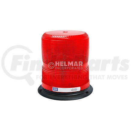 ECCO EB7935R EB7935 Pulse 2 Series LED Beacon Light - Red, 3 Bolt / 1 Inch Pipe Mount