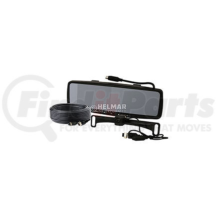 ECCO EC4210B-K Park Assist Camera and Interior Rear View Mirror Kit - 4.3 in. LCD, Up To 2 Cameras