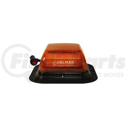 ECCO EB7185AAA-VM-T13 EB7185 Series LED Beacon Light - Amber, Dual Color, Vacuum Mount