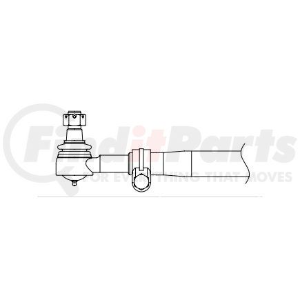 Hendrickson 60239-003 Tie Rod Assembly - 4.25" Drop - 250 Ackermann