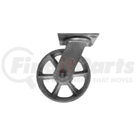 Premier 620 Caster Assembly - (Swivel) 6” Steel Wheel