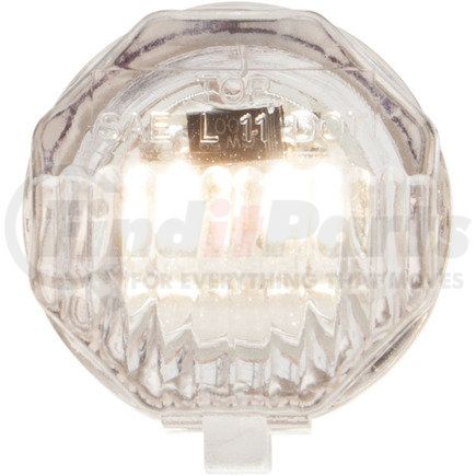 Optronics LPL12CB 2-LED 3/4" license light with .180 female barrels