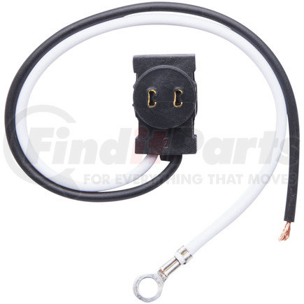 Optronics AL42PB Straight 2-wire pigtail with weathertight plug