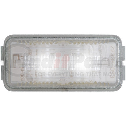 Optronics LPL91CB 2-LED sealed snap-in license light