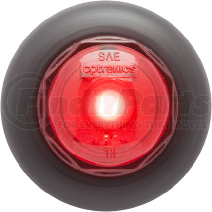 Optronics MCL10RKB Red 3/4” LED non-directional marker/clearance light with A11GB grommet