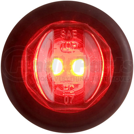 Optronics MCL11RKB Red 3/4" PC rated marker/clearance light with A11GB grommet