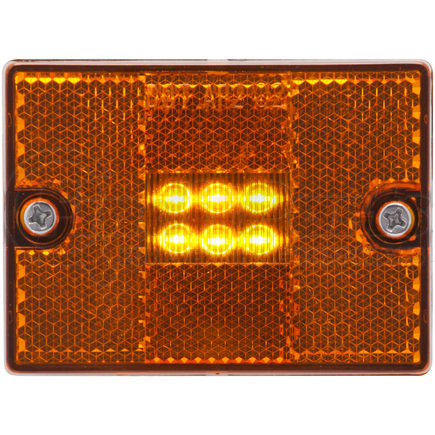 Optronics MCL36AB Yellow marker/clearance light with reflex