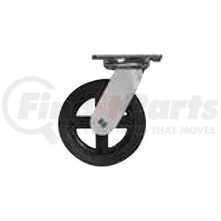 Premier 623 Caster Assembly - (Swivel) 6” Rubber Wheel