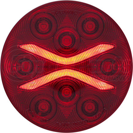 Optronics STL603RB Red stop/turn/tail light; PL-3 connection