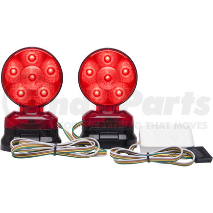 Optronics TLL31RK Retail kit: LED wireless magnet mount towing light kit